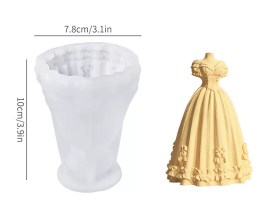 Molde silicona vestido mediano
